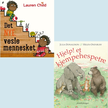Pakke: Det nye, vesle mennesket og Et kjempehespetre!